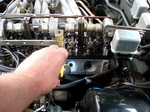 Mercedes W111 W113 PAGODA M130 engine, camshaft, fuel injection pump, cylinder head 7